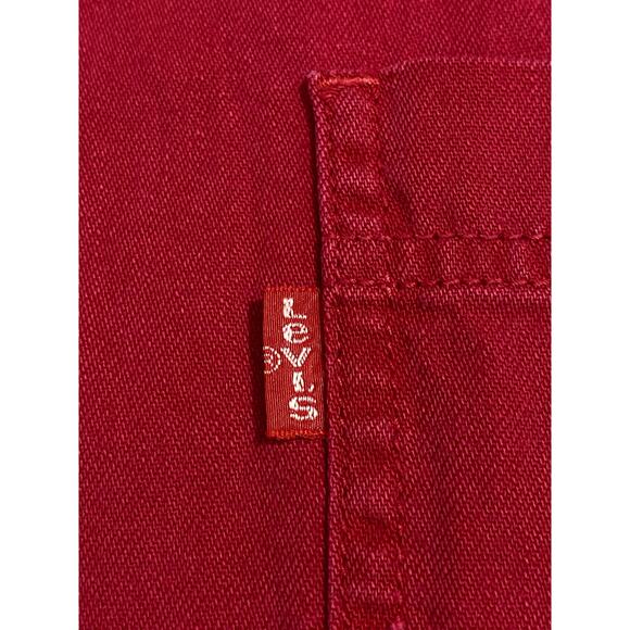 Vintage Levi’s Red Tab Shirt – Men’s Large, Red Button-Up, Long Sleeve, 90s/Y2K - Picture 5 of 11